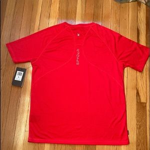 Spyder Man Sport Red Shirt Size L